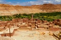 Traditional Moroccan village. Dades Gorge, Atlas Mountains, Morocco, Africa Royalty Free Stock Photo