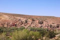 Traditional Moroccan village at the foot of the Atlas Mountains Royalty Free Stock Photo