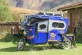 Traditional motortaxi in Peru