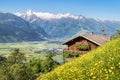 Traditional mountain farm in the Alps Royalty Free Stock Photo