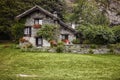 Traditional mountain house Royalty Free Stock Photo