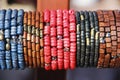 Traditional multicolored Oriental bead bracele