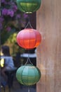 Traditional multicolored oriental lights