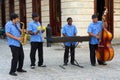 Traditional music group playing in Old Havana Royalty Free Stock Photo