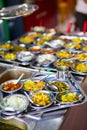 Traditional Myanmar lunch