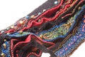 Traditional Nepalese Beaded Belts Macro Isolated