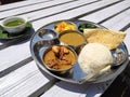 Traditional Nepalese dish Dal Bhat