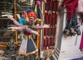 Traditional Nepalese muppets at a local store in Kathmandu, Nepal Royalty Free Stock Photo