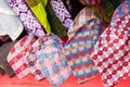 Traditional Nepali hats in Bhatktapur city, Nepal