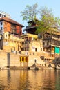 Traditional Nepali Hindu Temple in Varanasi, India