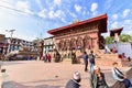 Traditional Nepali-Style Building at Basantapur Durbar Square