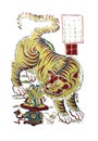 Traditional New Year pictures - the tiger