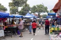 Traditional night market in Johor Bahru, Malaysia Royalty Free Stock Photo