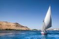 Traditional Nile Felucca Royalty Free Stock Photo