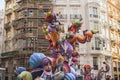 Traditional ninot figures at the Fallas festival in Valencia, Spain