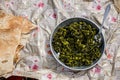 Traditional nomads dish in Zagros mountains.