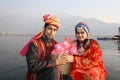 Traditional North Indian Couple Royalty Free Stock Photo