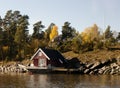 Traditional norwegian House Royalty Free Stock Photo