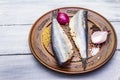 Traditional Norwegian slightly salted herring