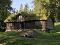 Traditional Norwegian timber house