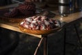 Traditional octopus dish of Spanish gastronomy, Pulpo a Feira