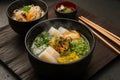 Traditional oden simmering, a taste of Japans comfort captured