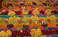 Traditional offering with fruit, day of the dead in mexico I