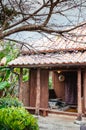 Traditional Okinawa local wooden house Royalty Free Stock Photo