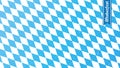 Traditional oktoberfest rhombus blue and white print. Bavarian flag.