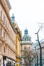 Traditional old buildings in Budapest
