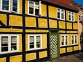 Traditional old classic decorative style Danish house home Denmark Royalty Free Stock Photo