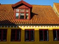 Traditional old classic decorative style Danish house home Denmark Royalty Free Stock Photo