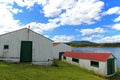 Traditional old farm, Beagle Channel, Argentina Royalty Free Stock Photo