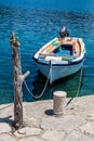 Traditional old fishing boat Royalty Free Stock Photo