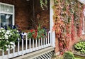 Old house front decoration, Saguenay, Canada Royalty Free Stock Photo