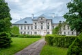 Traditional old manor house on the countryside. Royalty Free Stock Photo