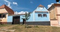 Traditional old saxon house, Transylvania, Romania Royalty Free Stock Photo