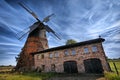 Traditional old windmill in Germany Royalty Free Stock Photo