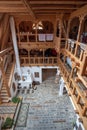 Traditional old wood church from Romania , Maramures county Royalty Free Stock Photo