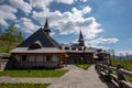 Traditional old wood church from Romania , Maramures county Royalty Free Stock Photo