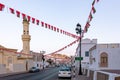 Traditional Omani architecture. Sidab Town near Muscat, Oman. Arabian Peninsula.