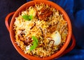 Traditional one pot meal -Chicken Biryani Royalty Free Stock Photo