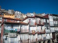 Traditional Oporto houses. Royalty Free Stock Photo