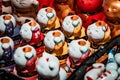 Traditional oriental miniature fortune cats