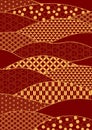 Traditional oriental patterns abstract background