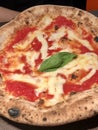 The traditional original margherita pizza in Italy