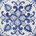 Traditional ornate portuguese decorative tiles