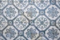 Traditional ornate portuguese decorative tiles