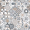 046_Traditional ornate Portuguese decorative tiles azulejos Royalty Free Stock Photo