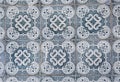 Traditional ornate portuguese decorative tiles